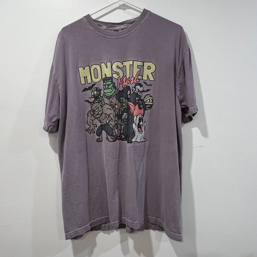 Comfort Colors Monster Mash Halloween T-Shirt Size XL